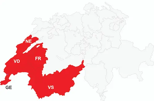 Carte de Suisse