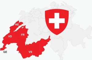 Carte Suisse Romande